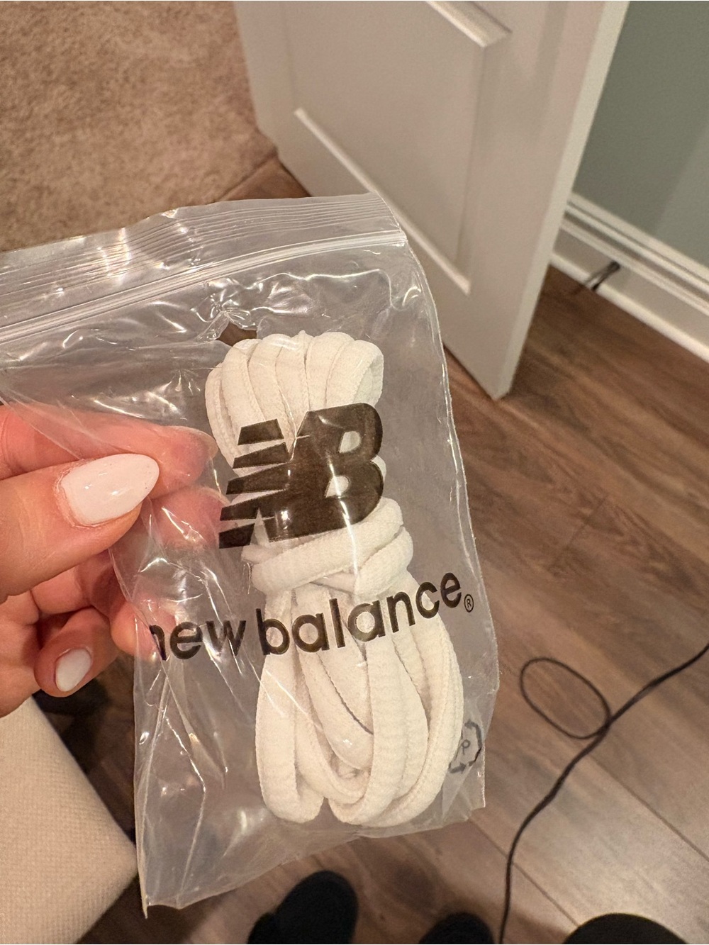 New Balance White Round Shoelaces Replacement